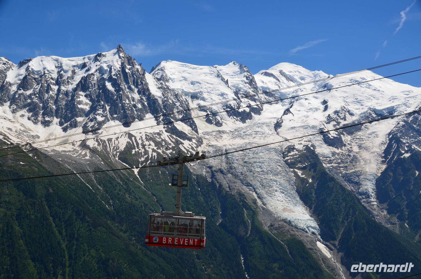 192 Brevent Mittelstation, Aiguille du Midi und Mont Blanc