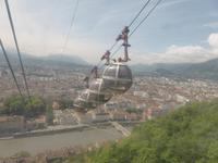 Grenoble - Gondelfahrt auf Bastille