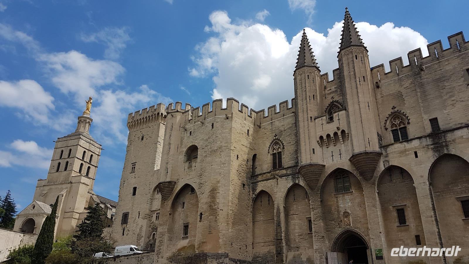 Avignon, Papstpalast und Kathedrale