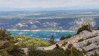 Gorges du Verdon, Aussicht auf dem See Sainte-Croix