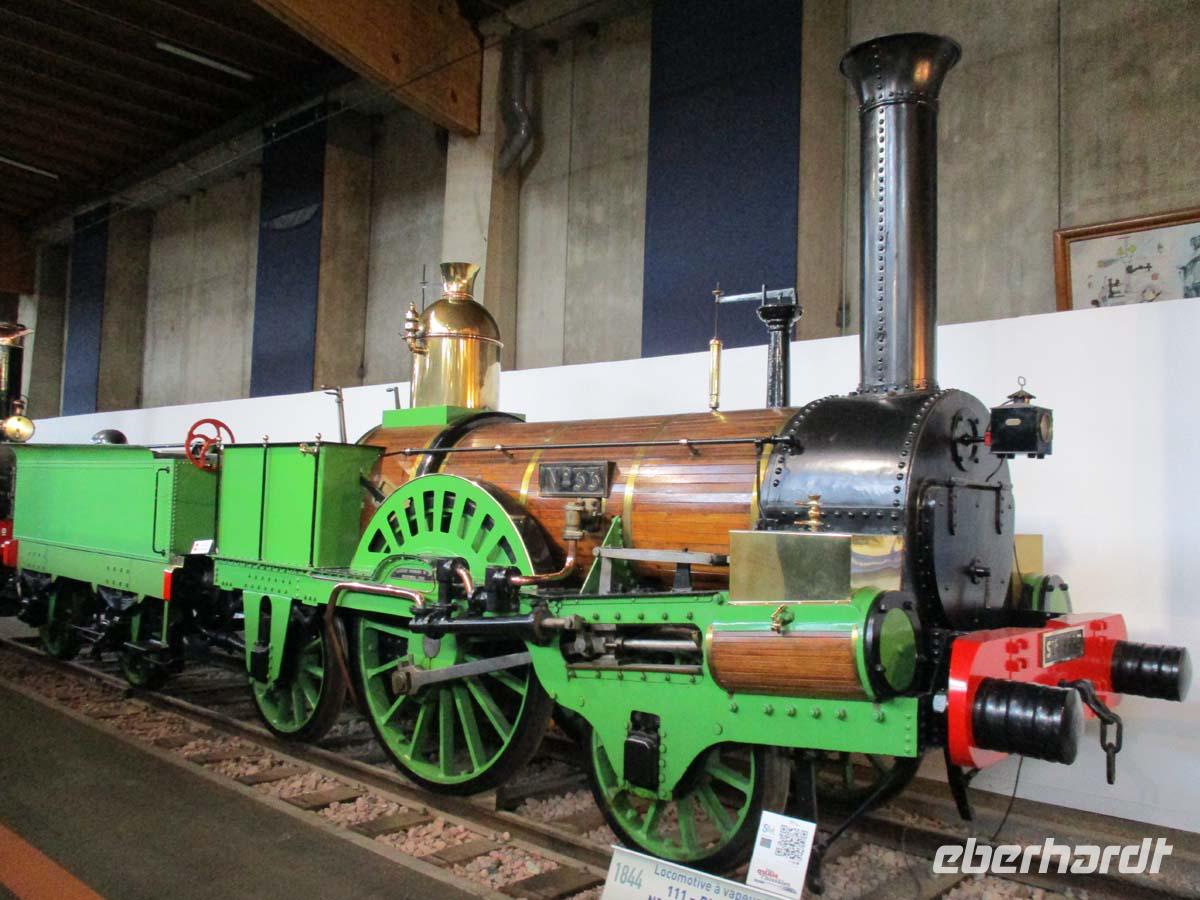 Die älteste originale Dampflok Europas 1844