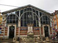 Die Markthalle in Grenoble
