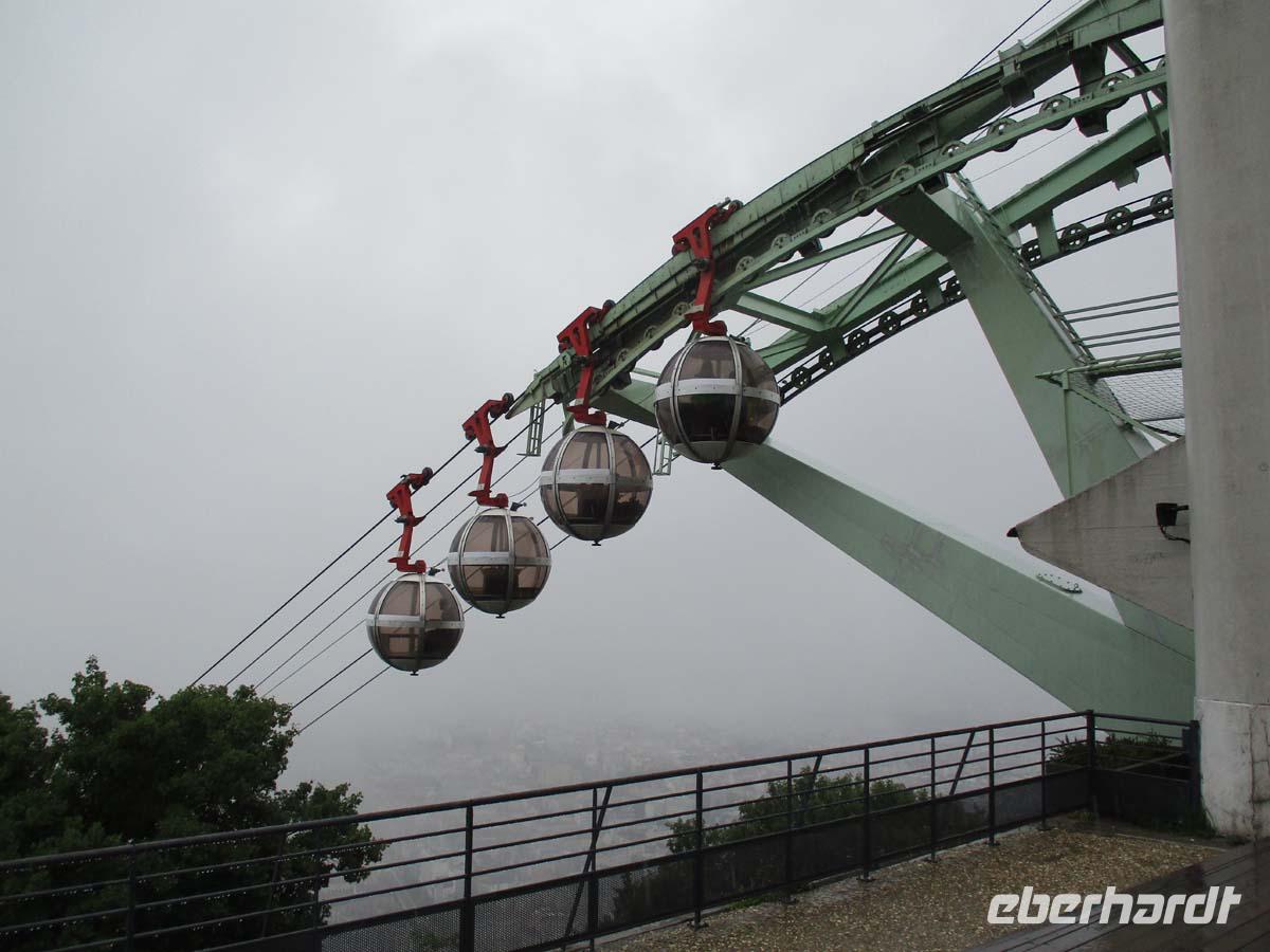 Seilbahn zur Zitadelle über Grenoble