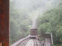 Die Schrägseilbahn hinauf nach Ste. Hillaire