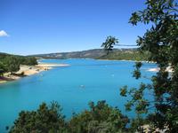 Blick auf den Lac de Saint Croix