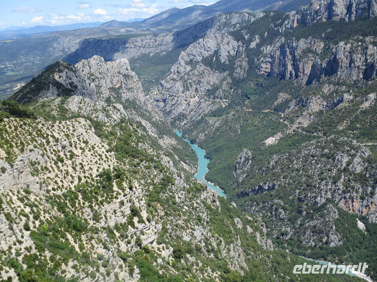 Blick in die Schlucht des Verdon