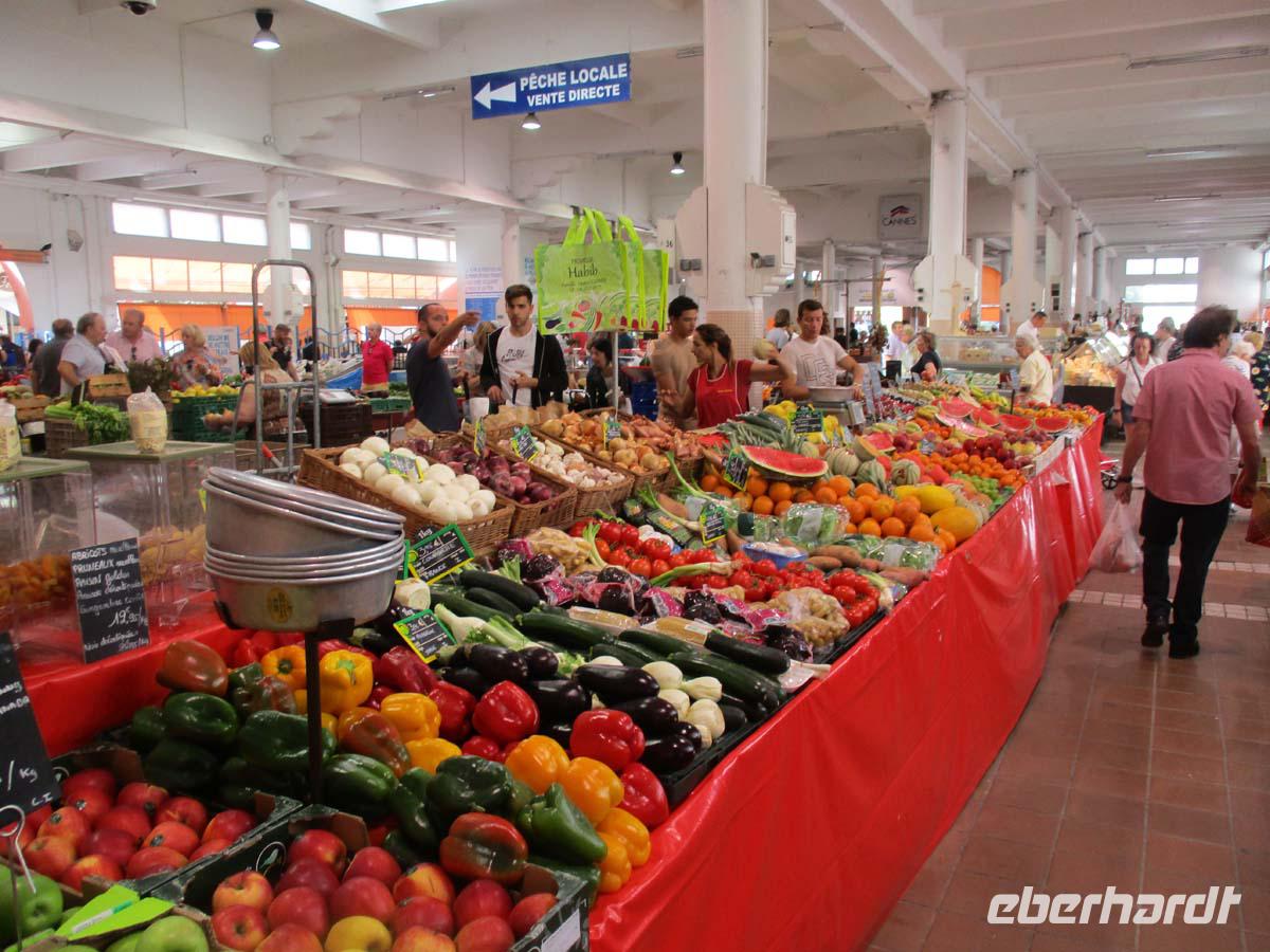 Auf dem Marché Forville in Cannes