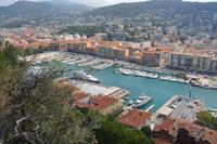 Blick auf den Yachthafen