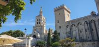 Kathedrale neben dem Papstpalast in Avignon