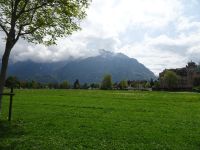 Interlaken, Höhenmatte mit Blick auf Jungfrau-Massiv