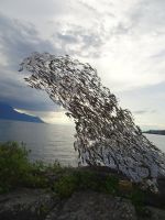 Montreux, Blick auf Genfer See
