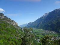 Martigny, Blick ins Rhonetal