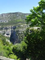 Verdon-Schlucht, Blick über die Verdon-Schlucht