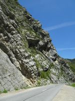 Verdon-Schlucht, Gebirgsfaltung