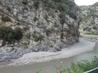 Eindrücke während der Fahrt entlang der Var