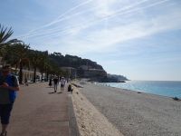 Nizza, am Strand