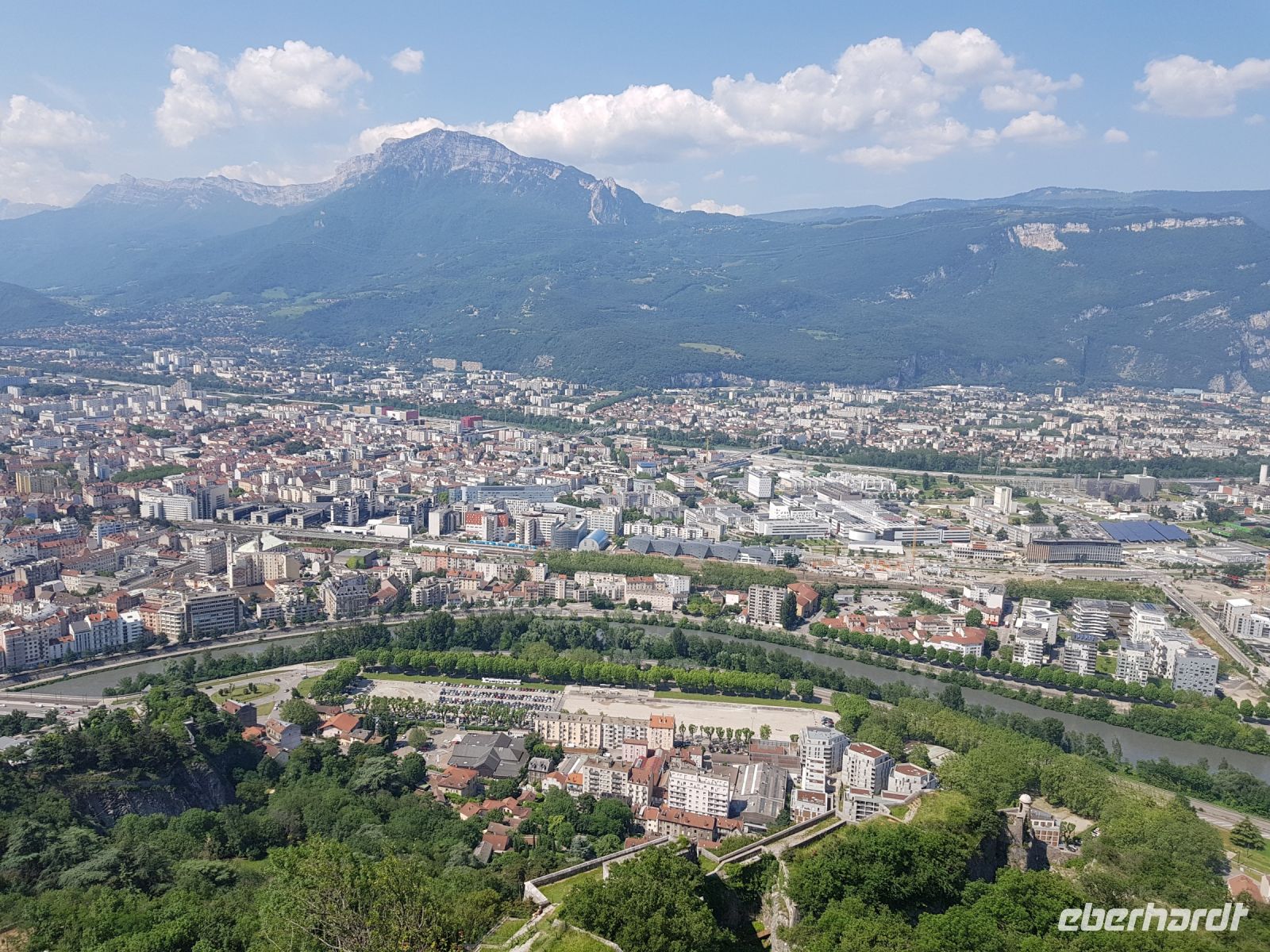 Blick auf Grenoble