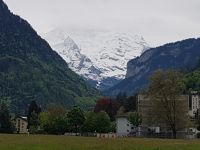 Interlaken Blick auf Eiger, Mönch und Jungfrau