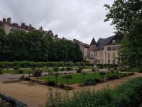 Grenoble Stadtpark mit Turm von Humpert II.
