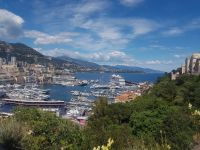 Monaco Blick nach Monte Carlo