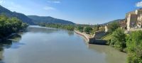 Sisteron -auf der Brücke über die Durance