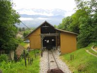 Fahrt mit Zahnradbahn