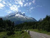 Das Mont Blanc Massiv in Sichtweite
