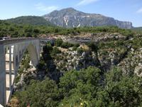 Pont d'Artuby am Ausgang der Verdonschlucht