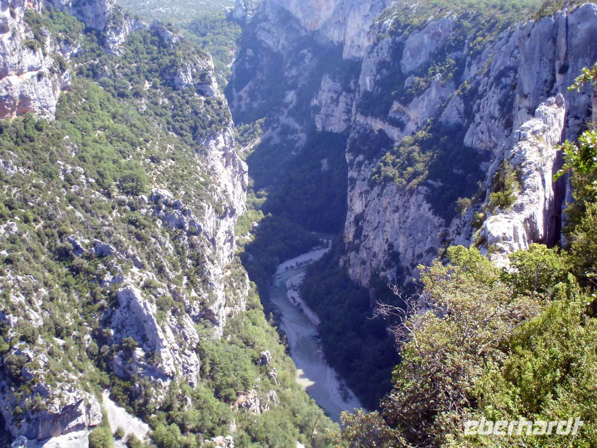Blick in den Grand Canyon du Verdon