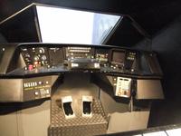 Mulhouse. Eisenbahnmuseum. Führerstand TGV