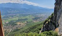 Blick von St. Hilliaire ins Tal der Isere
