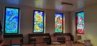 Glasfenster in der reformierten Kirche von Martigny