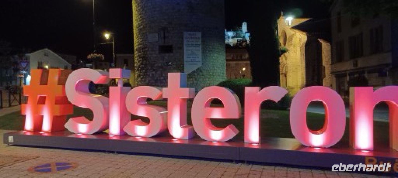Sisteron am Abend