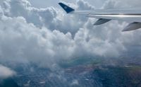 über dem Flughafen Le Bourget
