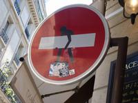 Paris- Verkehrszeichen