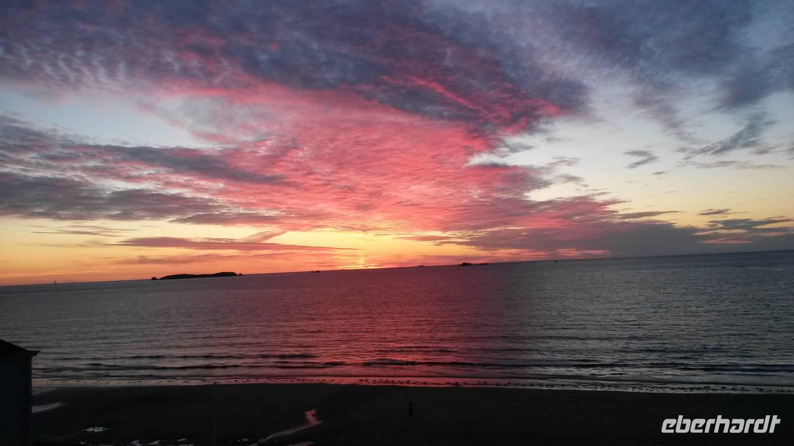 Sonnenuntergang in St Malo