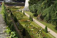 Blick in die Gartenanlagen von Angers 