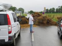 Bauernblockaden bei Mont St. Michel