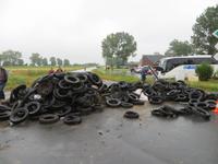 Bauernblockaden bei Mont St. Michel