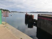 am Gezeitenkraftwerk Rance