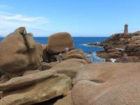 Rosa Granitküste Bretagne