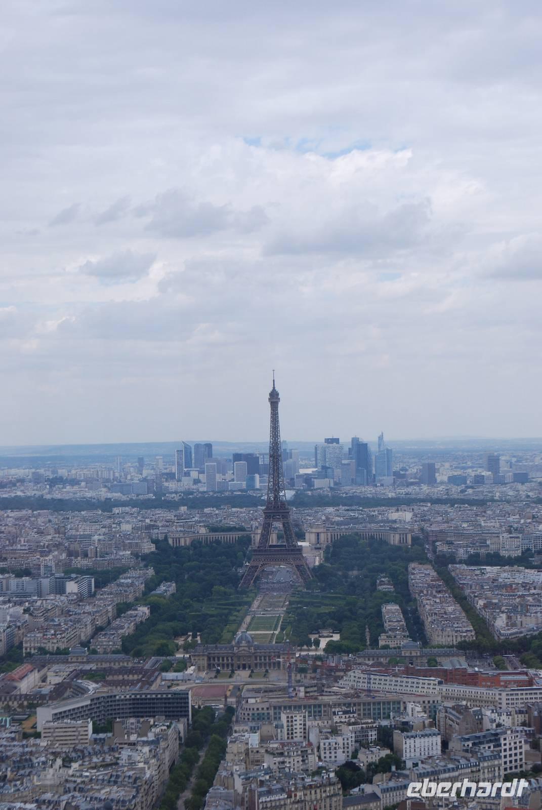 Eiffelturm von der Turm Montparnasse