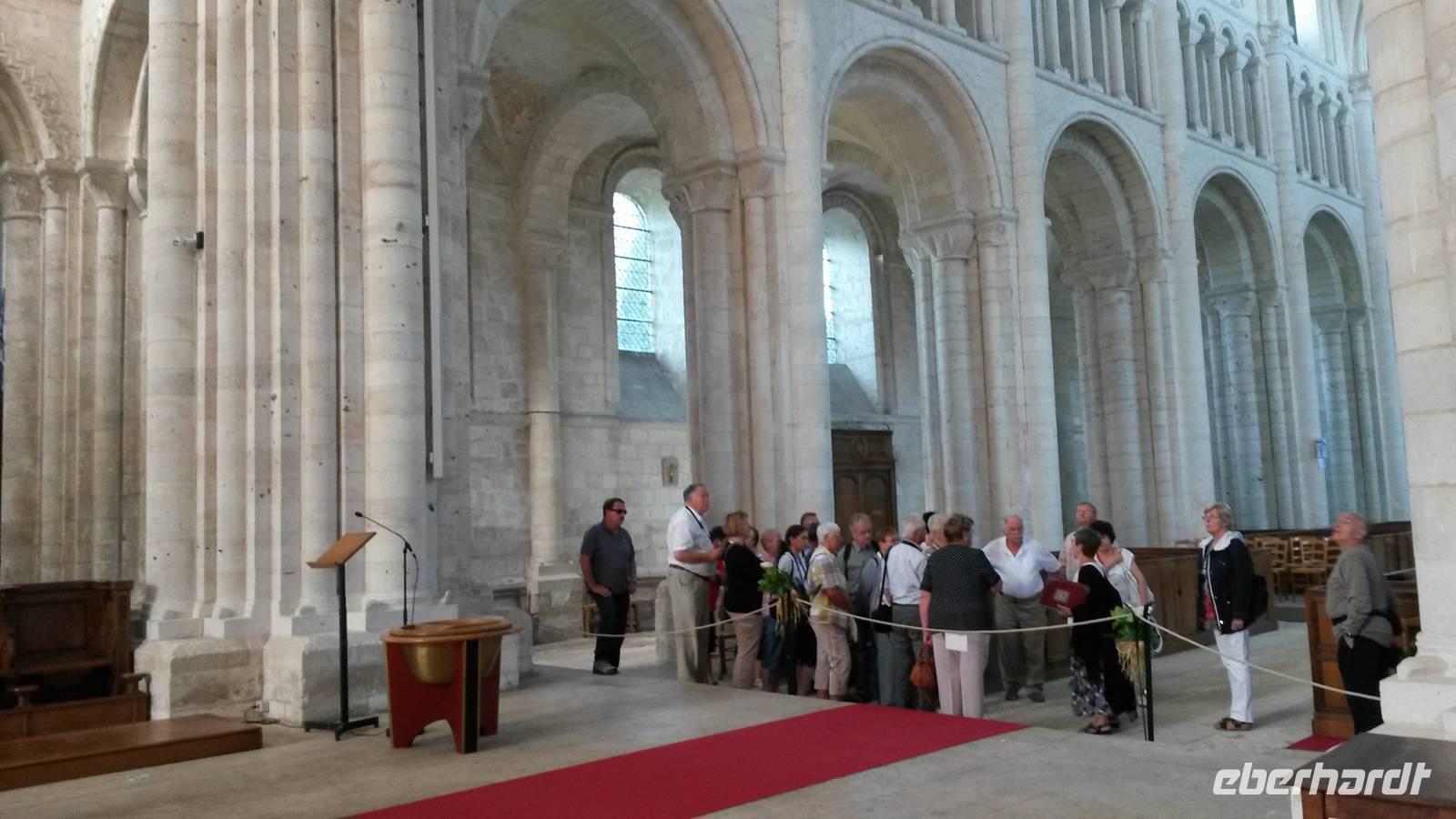 Besichtigung in der Abbay de Boscherville