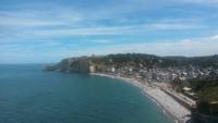 Blick auf Etretat