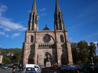 Obernai, Kirche St. Peter und Paul das zweitgrößte Gotteshaus des Elsaß, 