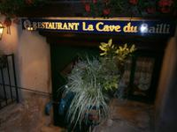 Bergheim, Eingang zu unserem Restaurant, wo das traditionelle Sauerkrautessen stattfand