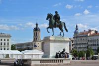 Place Bellecour in Lyon