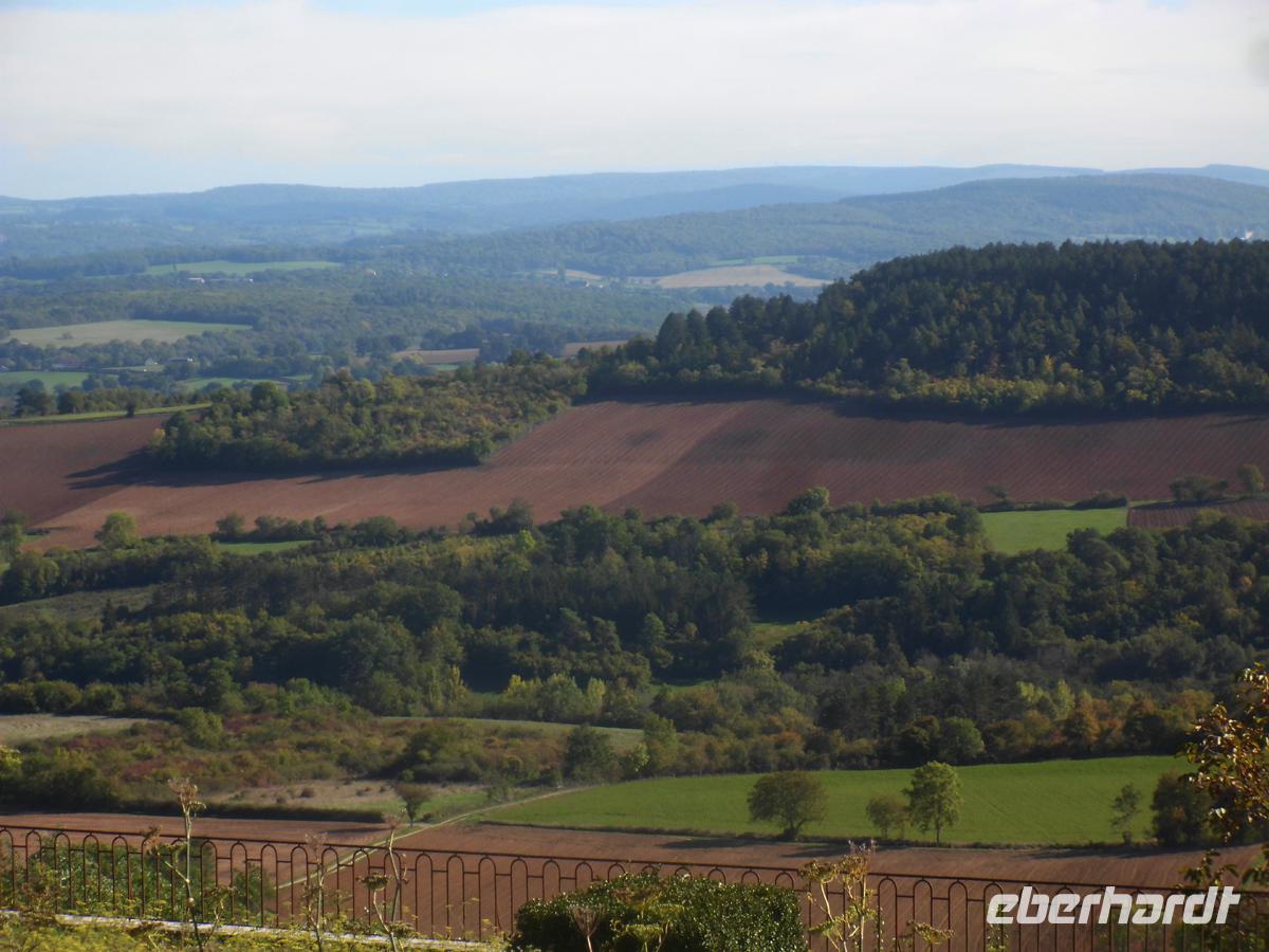 Liebliche Landschaft in Burgund