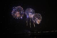 Feuerwerk in Juan les Pins 