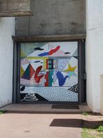 Ronchamp. Tür. Email